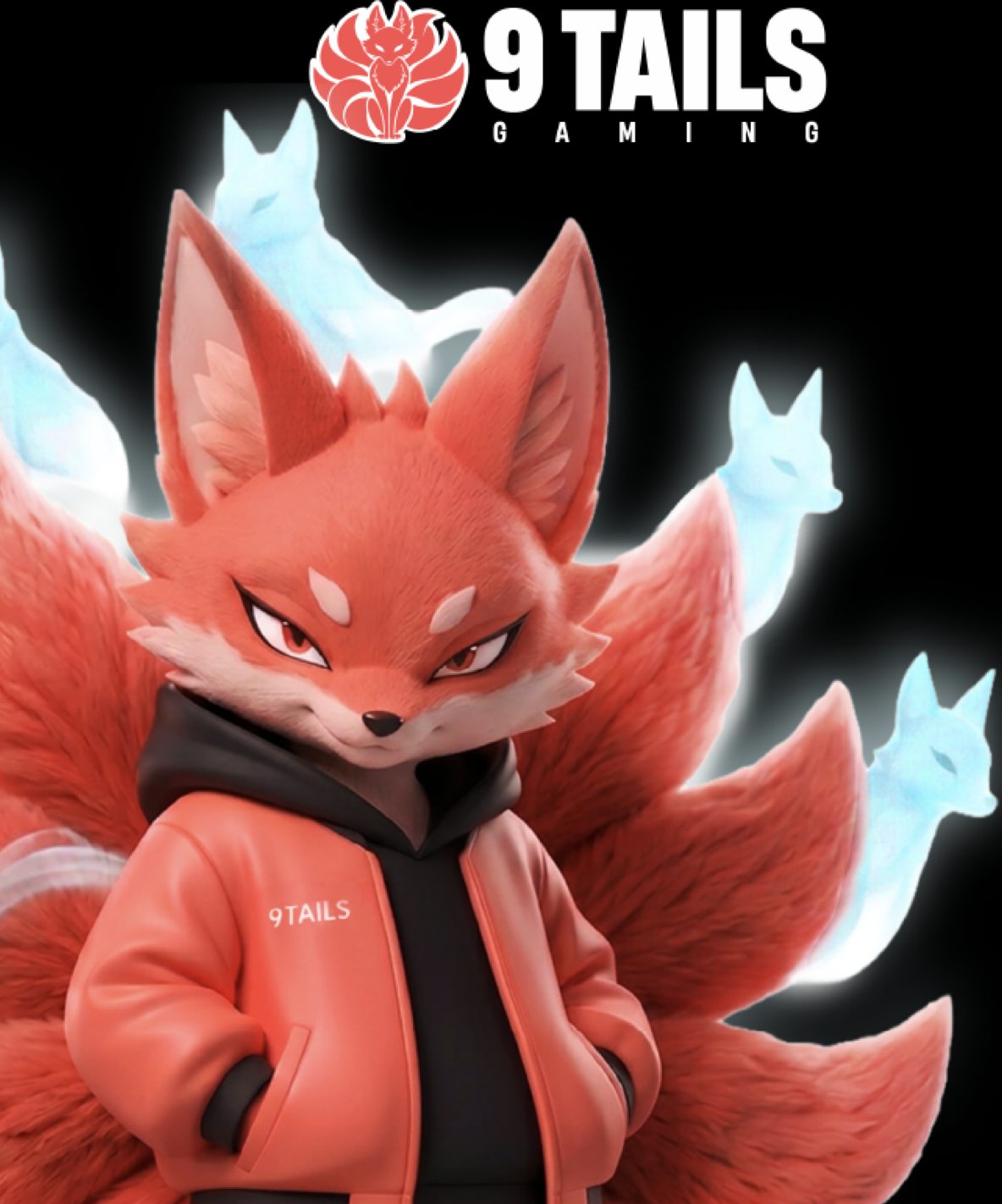 The 9Tails Gaming fox mascot